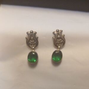 Vintage Vivah 925 Sterling Silver Dangle Earrings